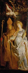 Die Heiligen Amandus und Walburga; die Heiligen Katharina von Alexandria und Eligius